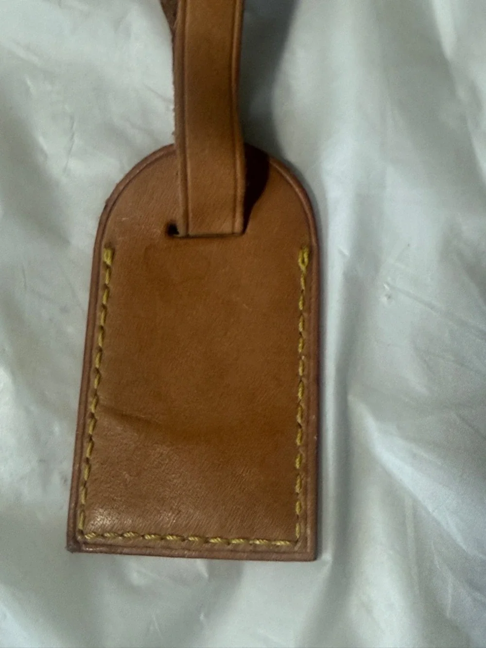 Louis Vuitton Vachetta Tan Leather Luggage Tag