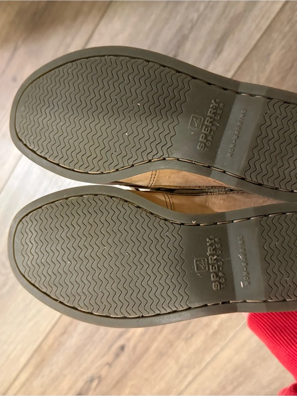 Sperry Topsider Kids Boys Tan Boat Shoes Classic Deck Shoes 13M