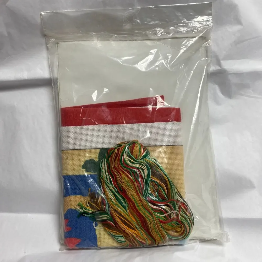 Vintage Something Special Cat In Bay Window Stocking Counted Cross Stitch Kit