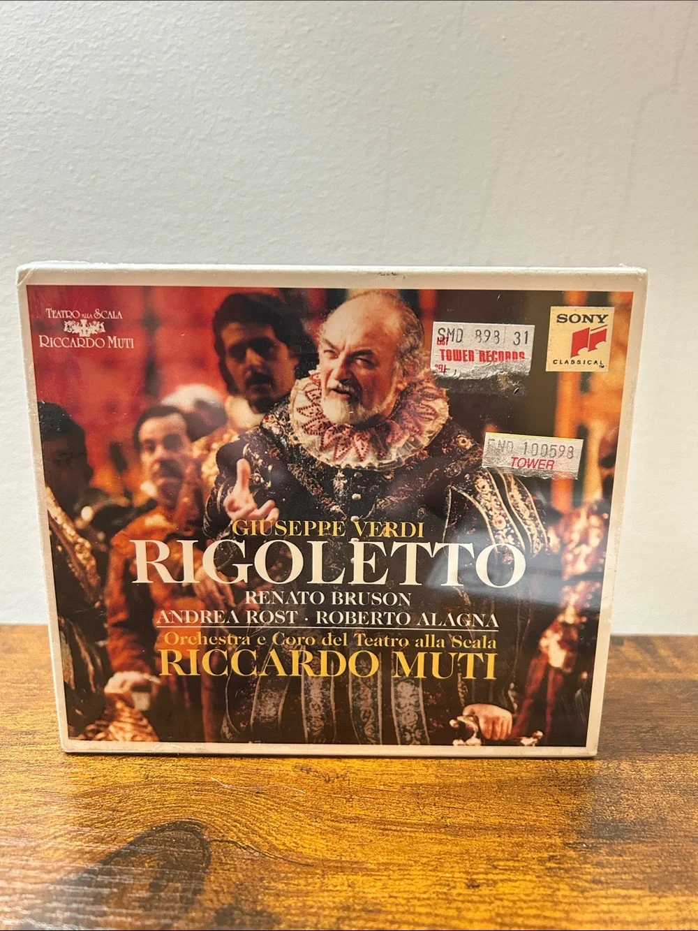 VERDI 2 NM CD'S RIGOLETTO RICCARDO MUTI BRUSON ROST ALAGNA SCALA MILAN SONY 1995