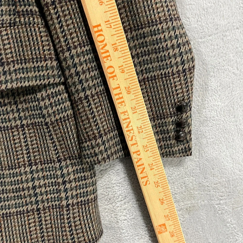 Vintage Pendleton Blazer Mens 40 Plaid Wool USA Made Coat Old Money Academia 90s