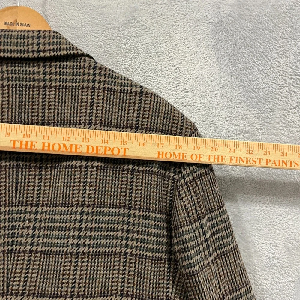 Vintage Pendleton Blazer Mens 40 Plaid Wool USA Made Coat Old Money Academia 90s