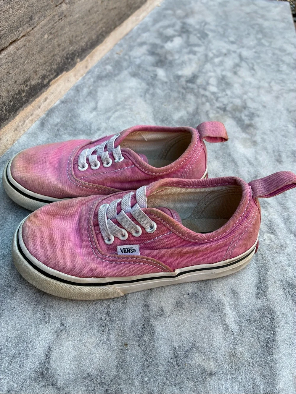 Vans bright pink