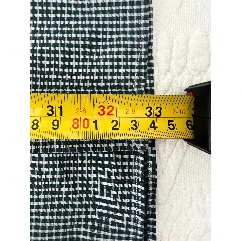 Polo Ralph Lauren Performance Shirt Mens XXL Green White Check Purple Pony