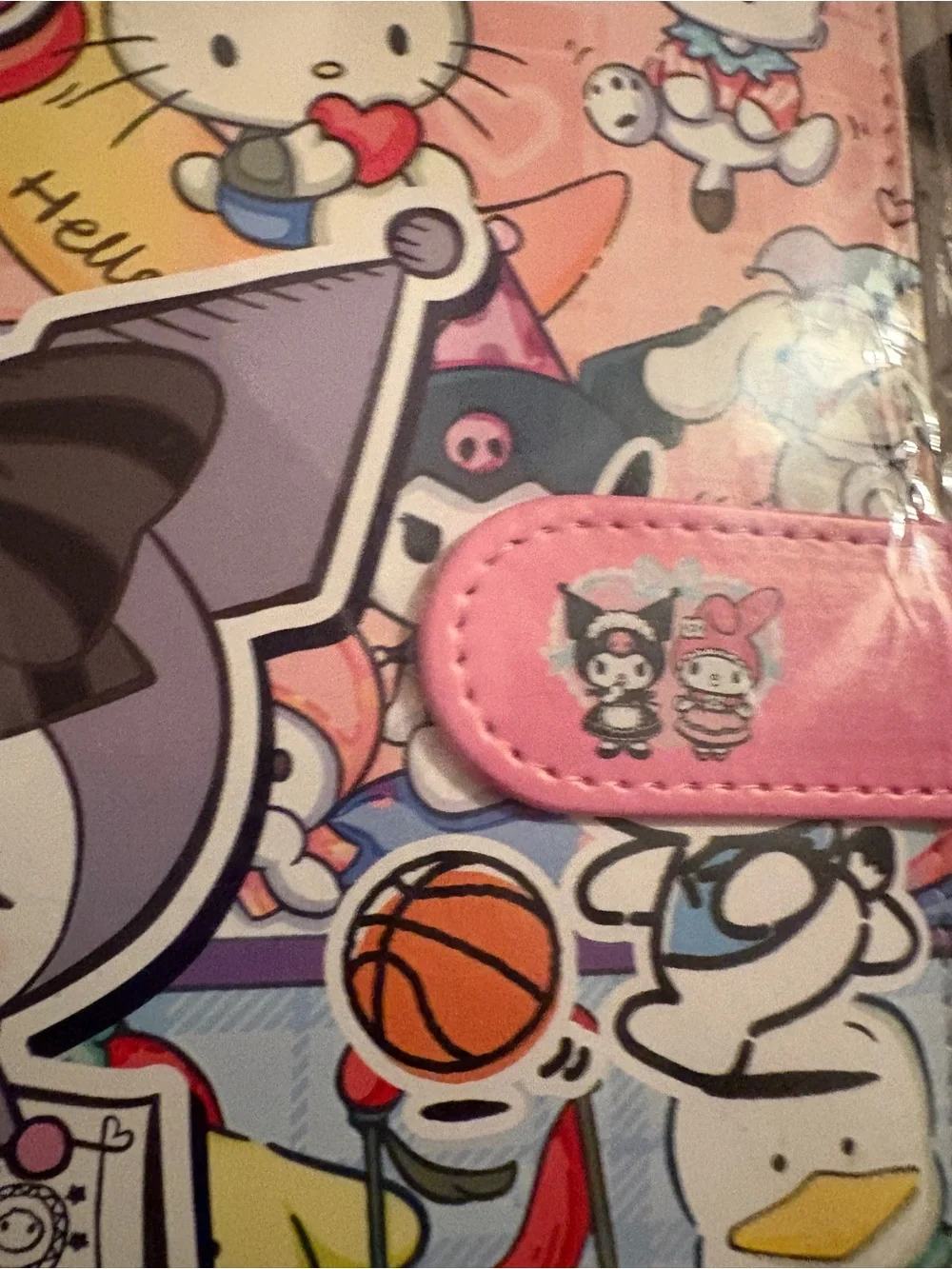 Sanrio Purple family binder and binder paper‎