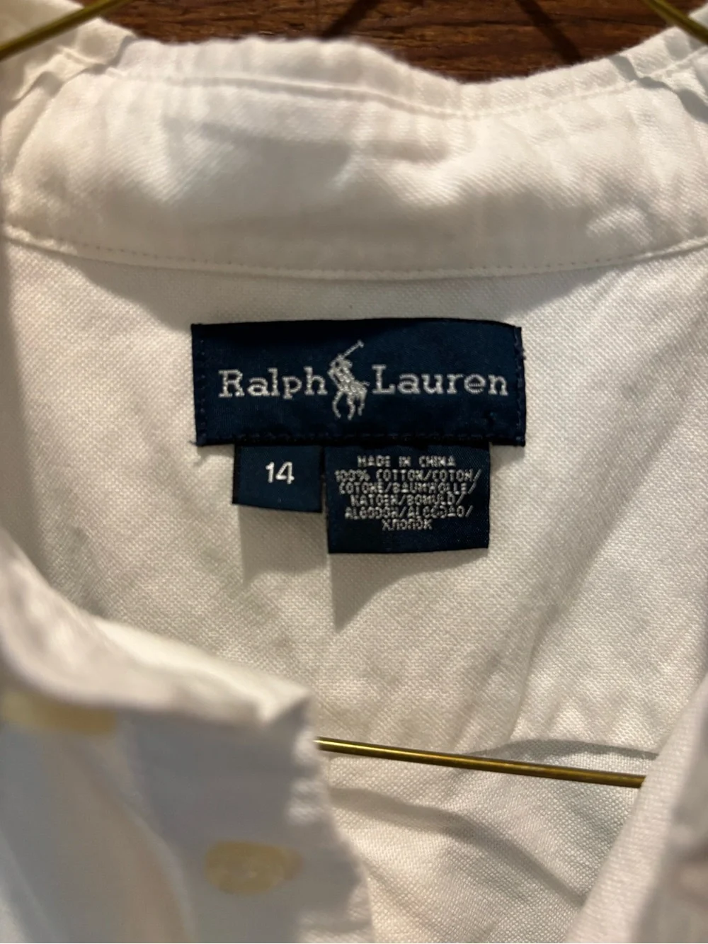 Ralph Lauren crisp white