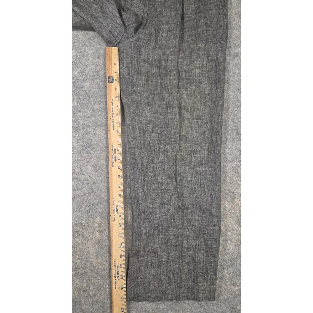 Gianfranco Ferre Mens Gray Pleated Trousers Made in Italy Size 35x26.5 *Read*