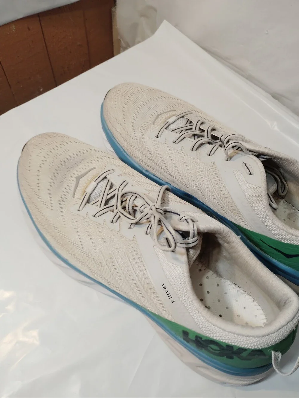 Hoka One One Arahi 4 Shoes Mens Size 13 Gray Running Comfort Walking Sneakers