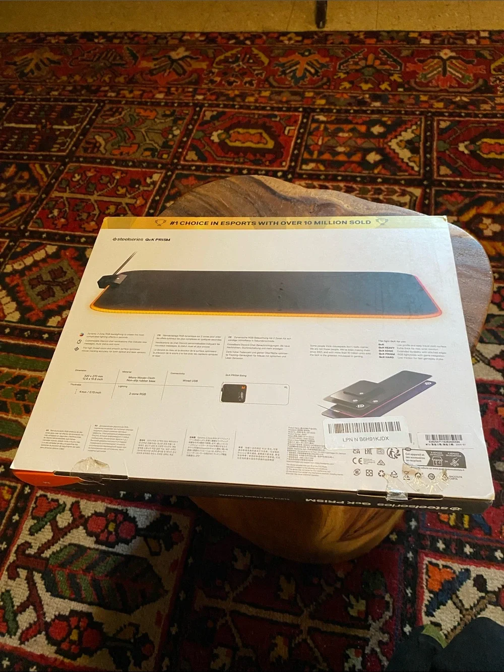 🆕 SteelSeries QcK Prism Cloth RGB Gaming ESports Mouse Pad RBG Illumination