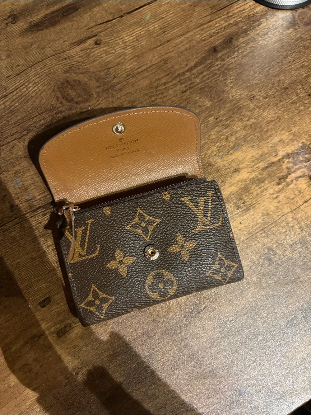 LV Monogram Mini Canvas Brown Wallet
