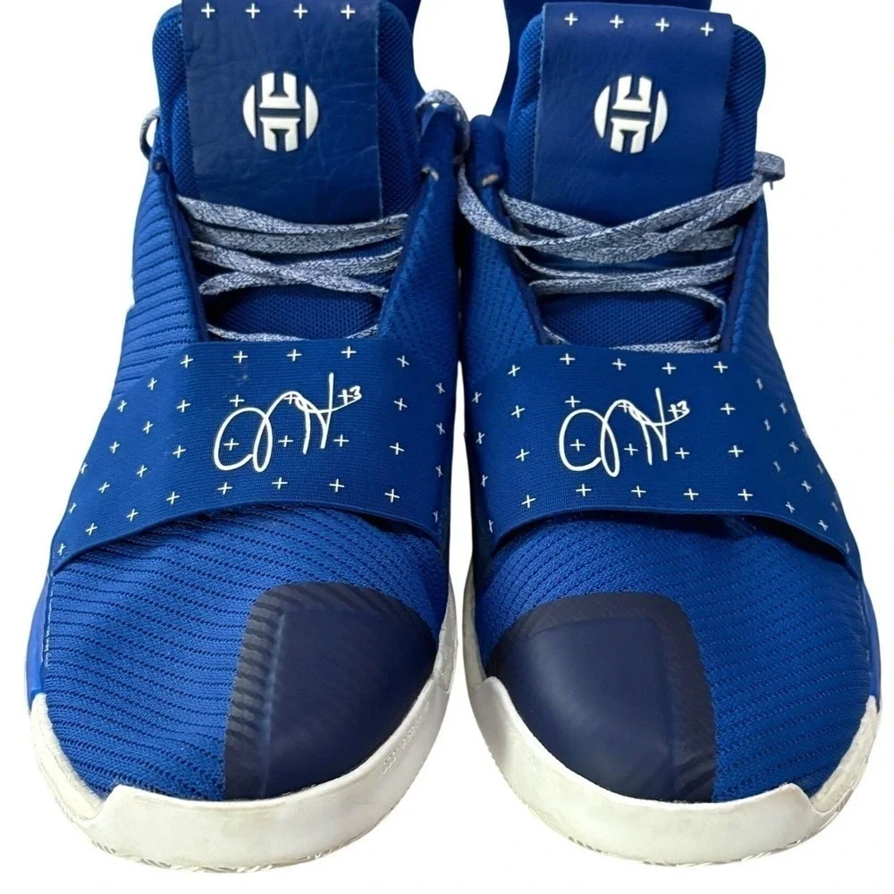 Adidas Harden‎ Vol 3 Basketball Shoes Blue Mens Size 18 D97167 Athletic Sneakers