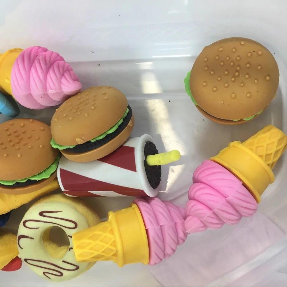 unbranded novelty erasers