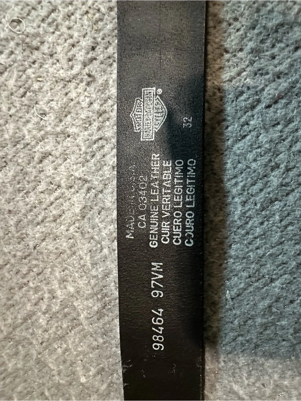 Harley-Davidson men belt