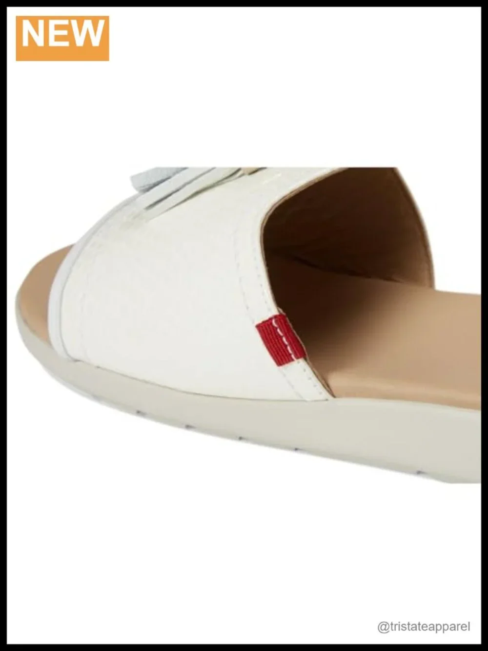 Marc Joseph New York Riverside Leather Slide Sandal Slip On Flat