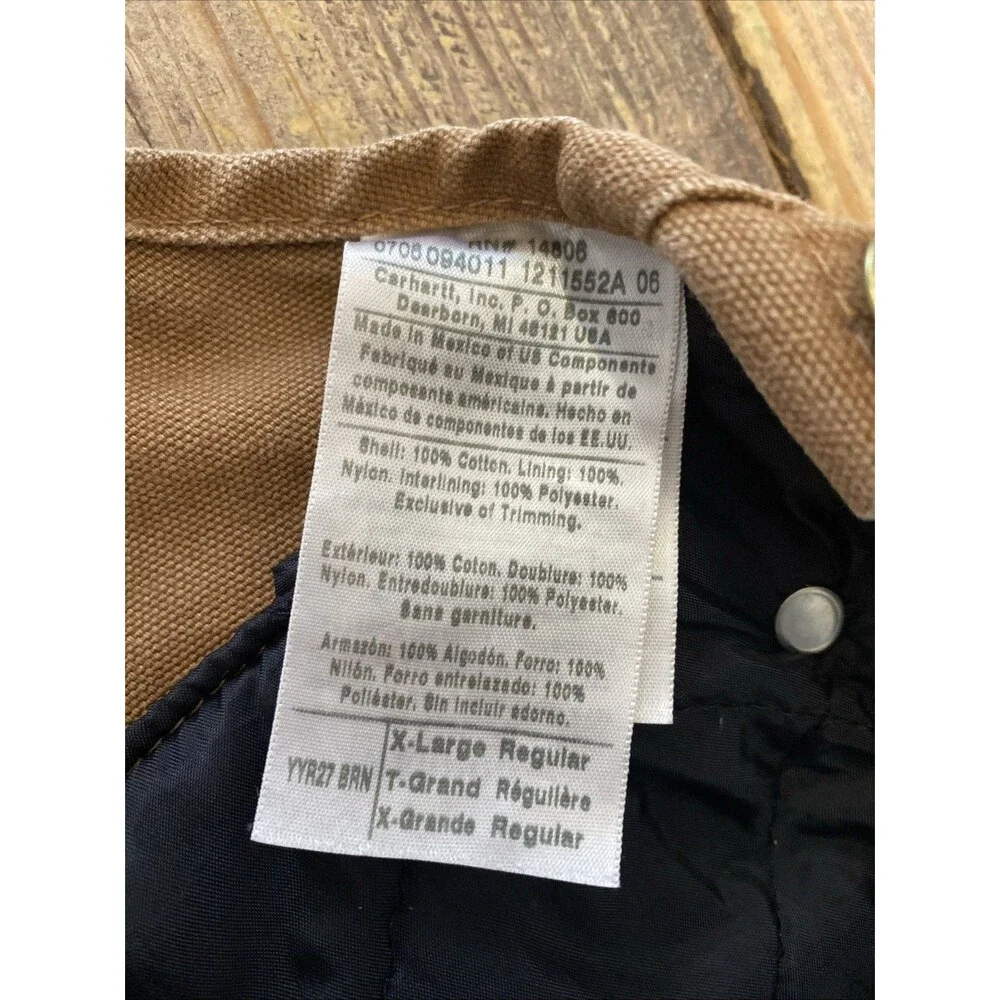 Carhartt thanks details