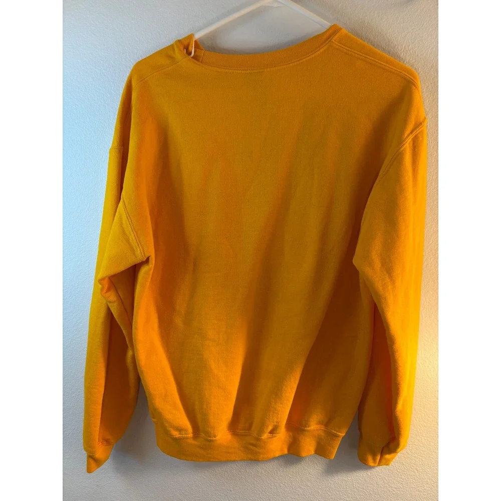 TK and the Holy Know-Nothings Go North Band Sweatshirt Gold Yellow Large
