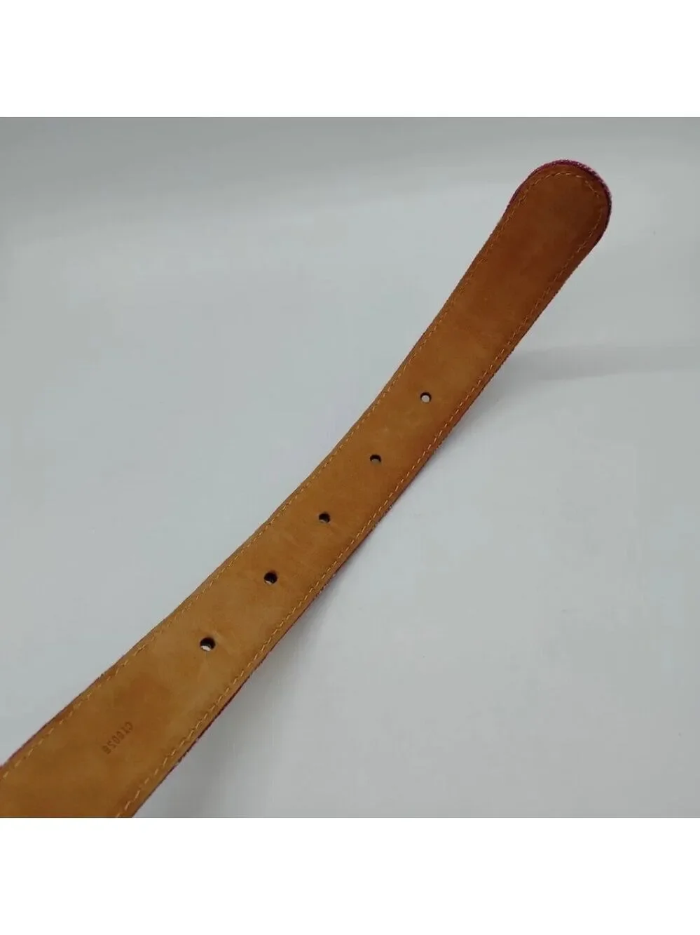 Louis Vuitton Belt Pinks Monogram Denim 500-060225