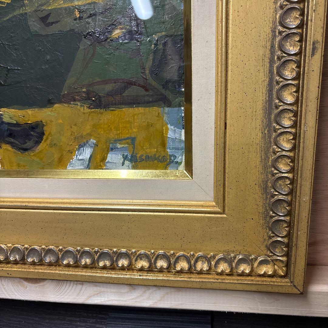 Painting, Frame, Oil Painting, F6, Glass, Left