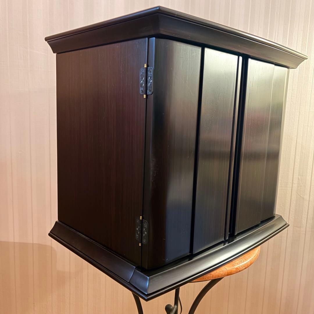 ? Unused stored item ? Highest quality ebony Buddhist altar, Karaki modern ~ Camino genuine ebony ~