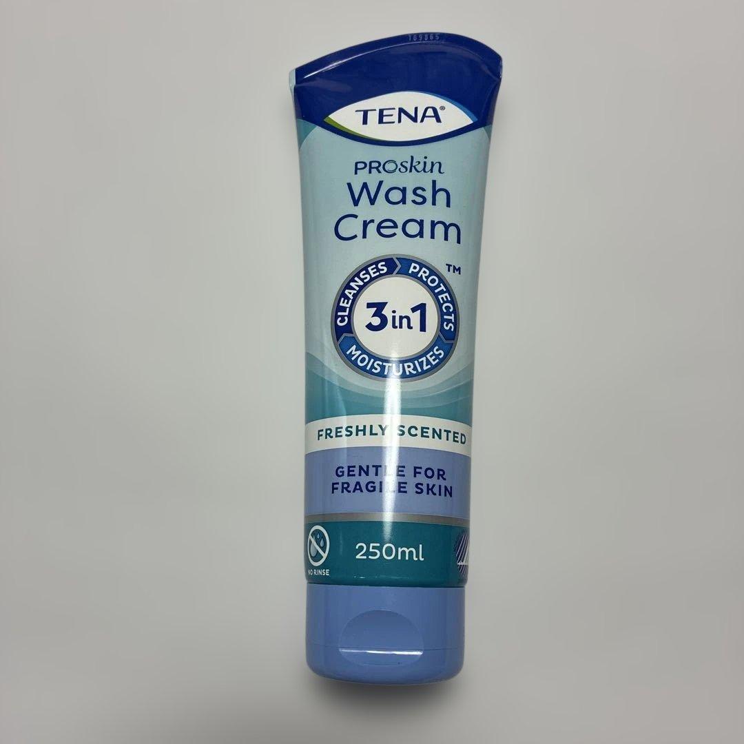 TENA Wash Cream 250ml Wipe-off Cream