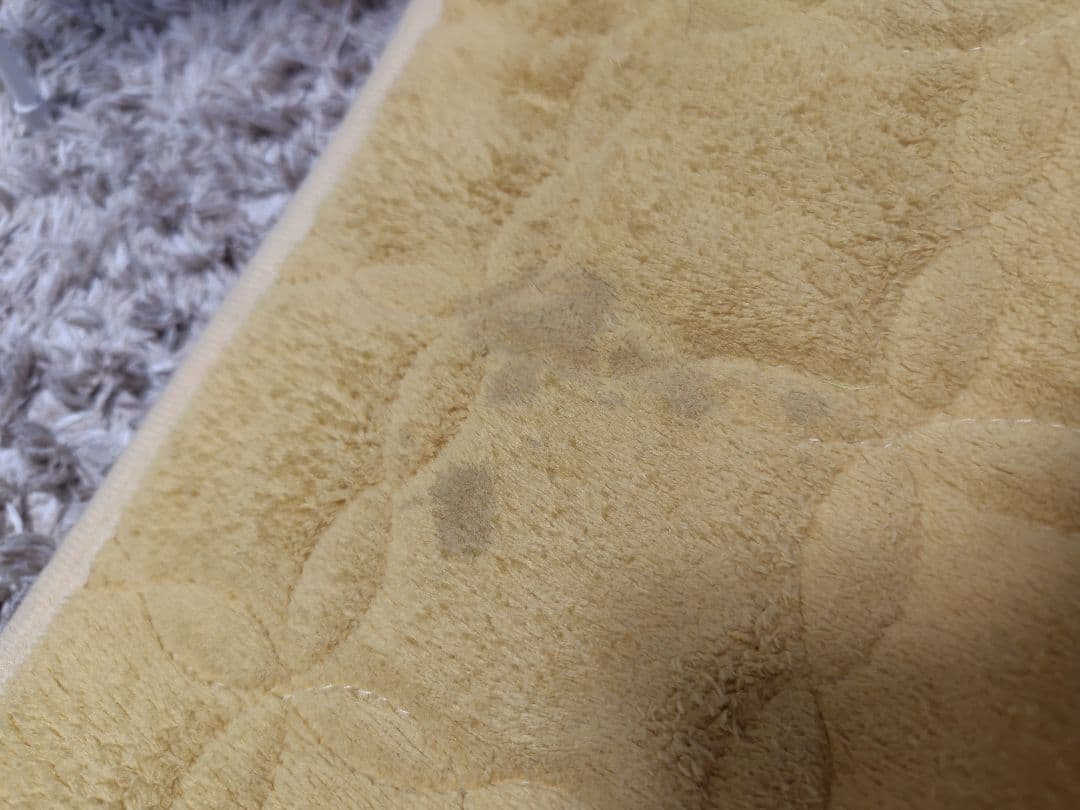 Washed Kitchen Mat, Yellow, 45x180cm, Non-Slip, Relaxing Time