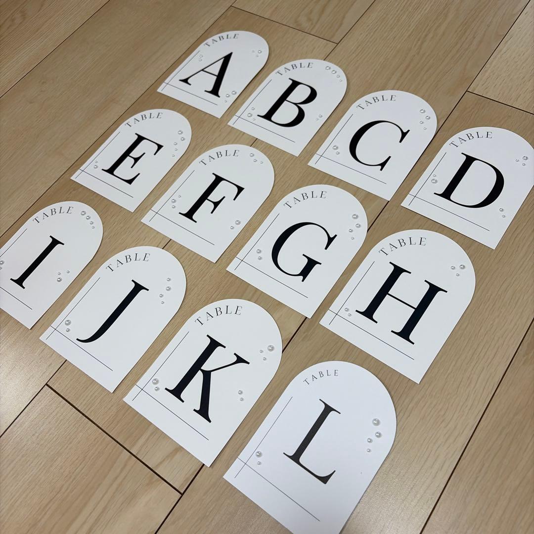 table numbers