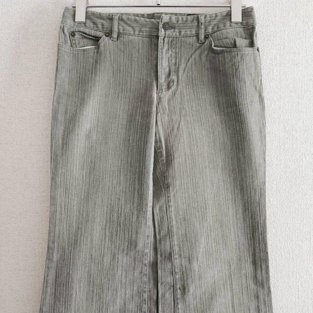 s0702 [MICHEL KLEIN] Bell Bottom Bootcut Pants Low Rise