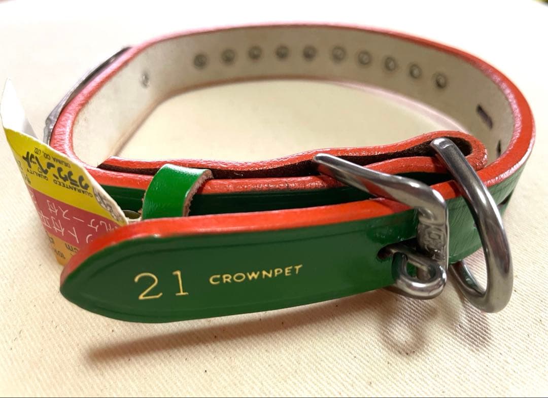 Collar Pet Medium Dog Green New Unused