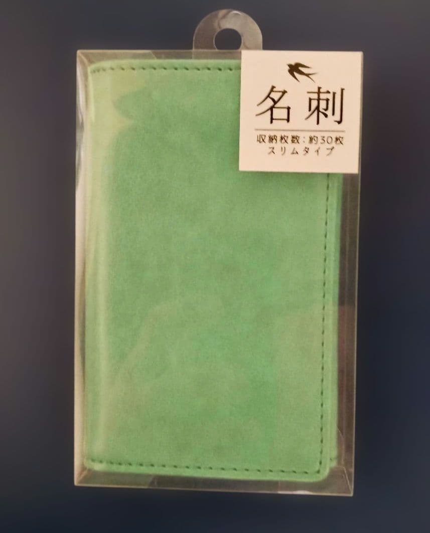 GulfStream Business Card Holder, Mint Green, Slim Type