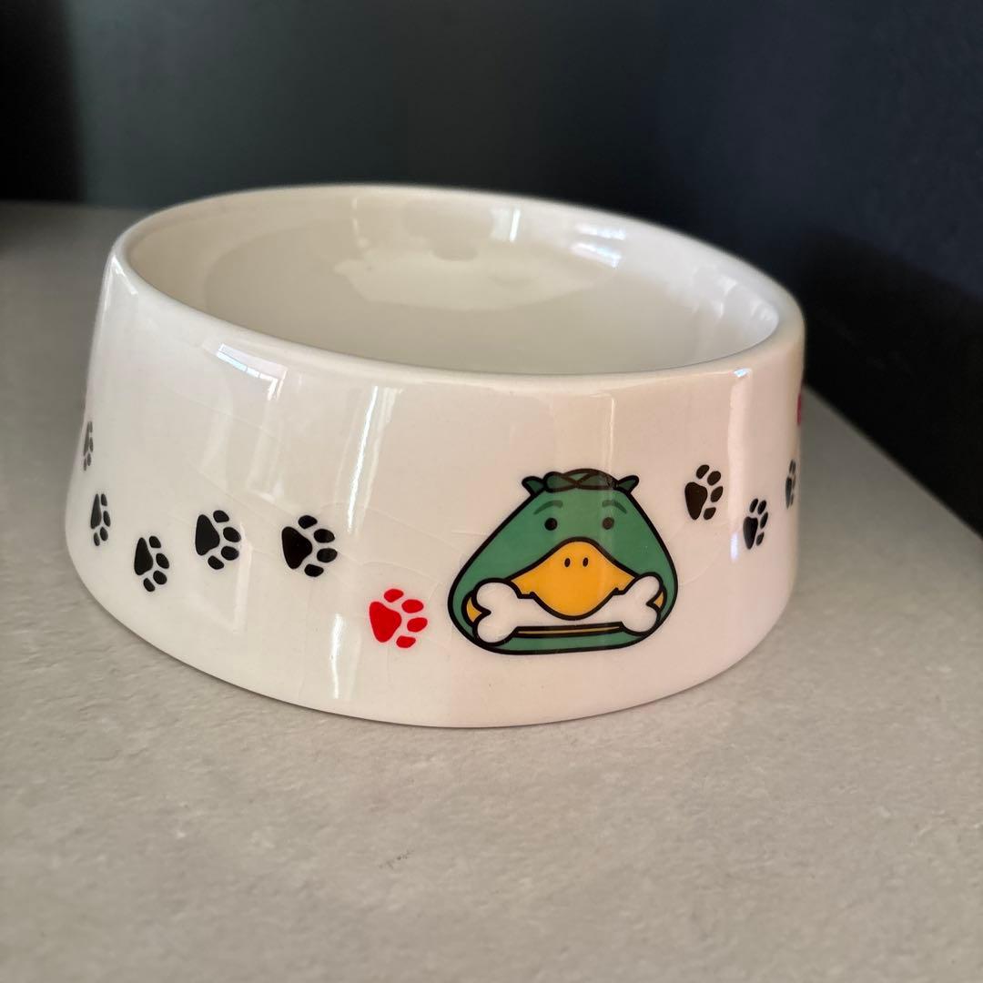 DC CARD Dog Bowl with Character - Food Bowl - Rare - Only 1 Available