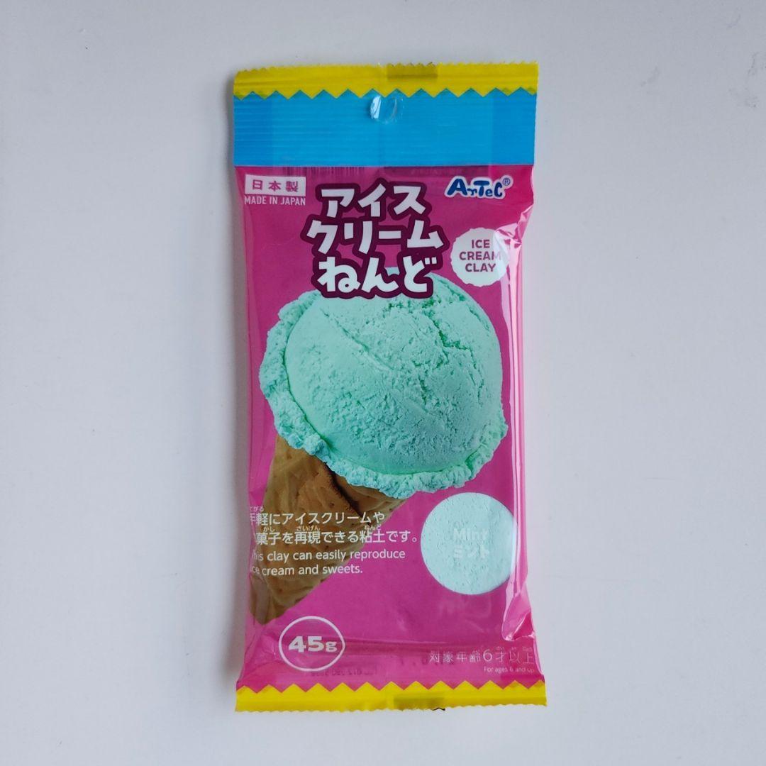 Mint Ice Cream Clay Craft Clay Artec Handmade a