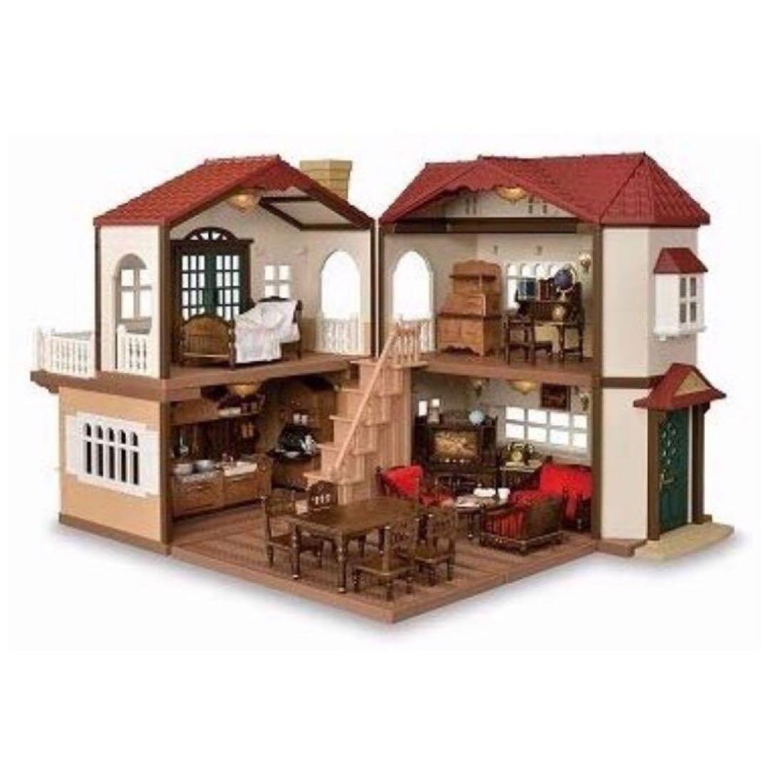 【Sylvanian Families】 Red Roof Grand Mansion Classic Color Full Set