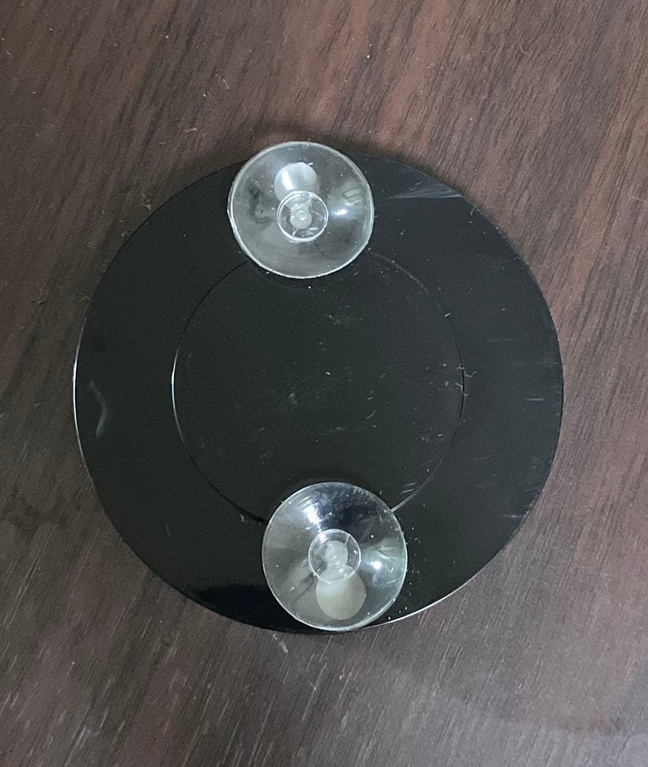 Magnifying Mirror Hand Mirror with Suction Cup on Back 7.5cm