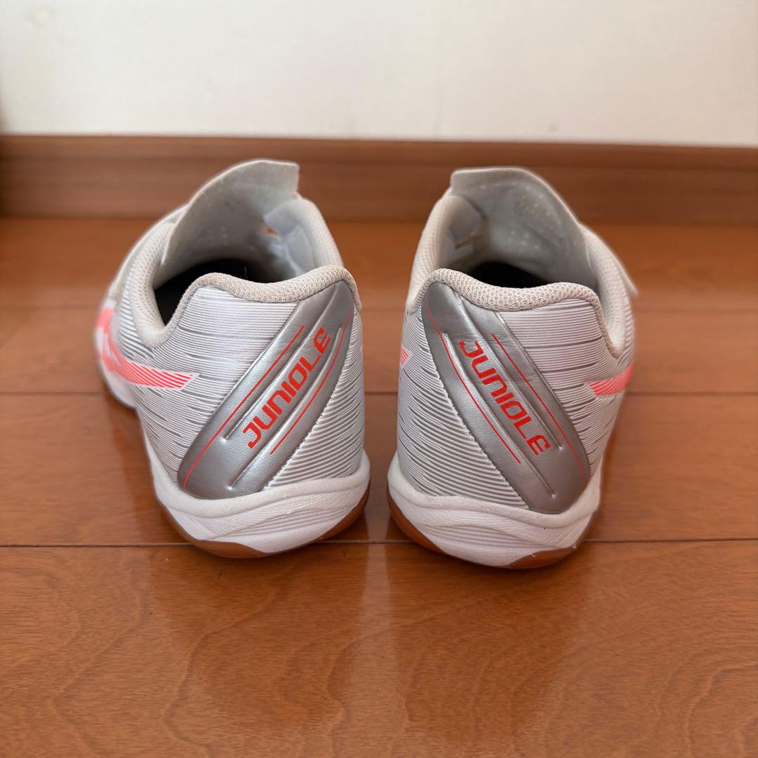 asics JUNIOLE Futsal Shoes White/Pink