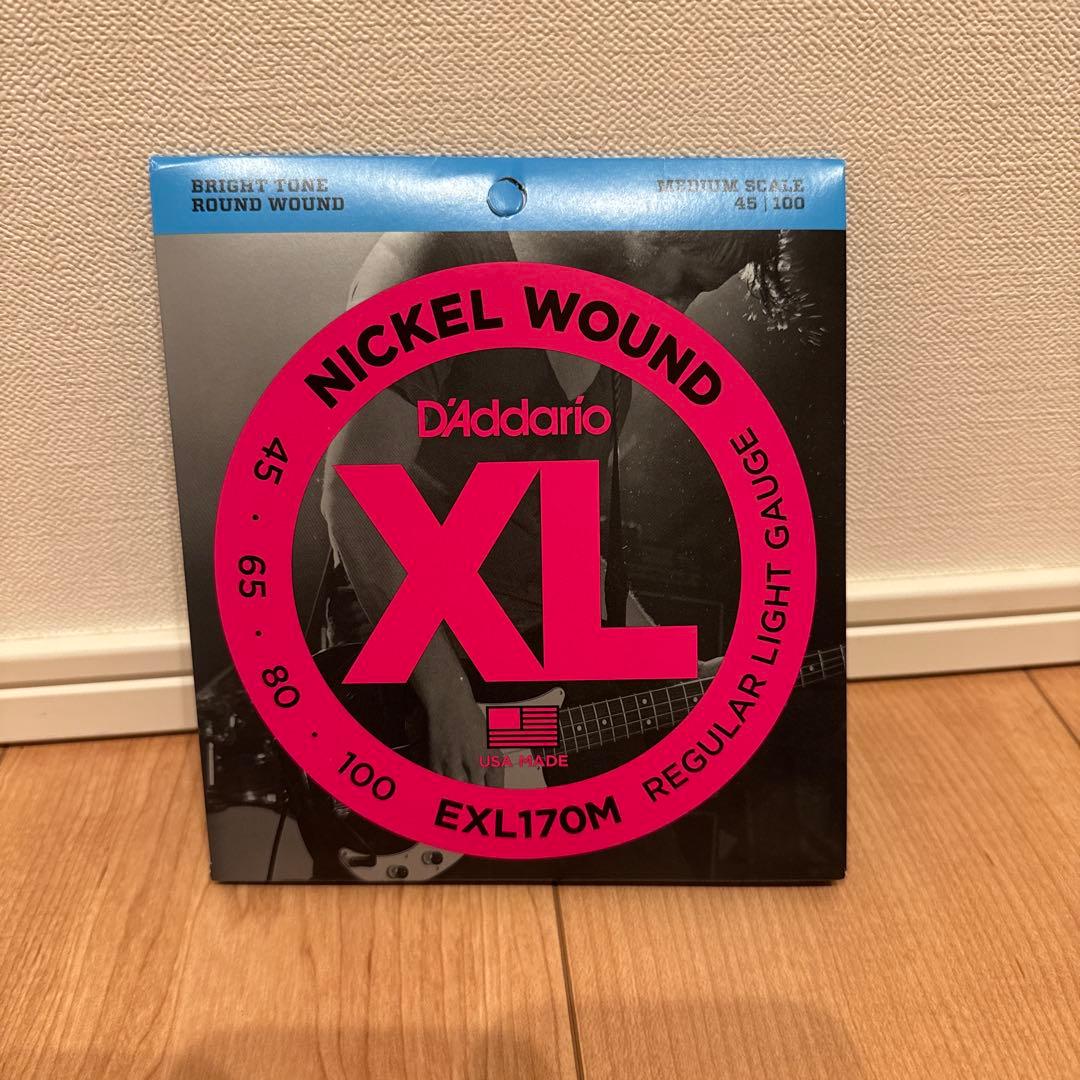 D'Addario EXL170M Nickel Bass Strings, New, Unused, Opened