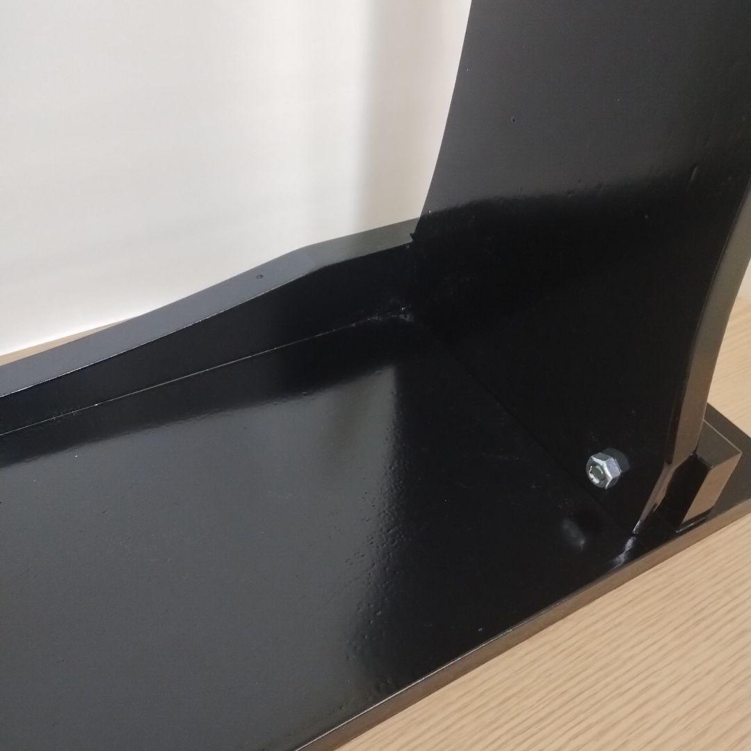 Wooden Front Desk (Assembly Required, 2.3 Shaku) Black