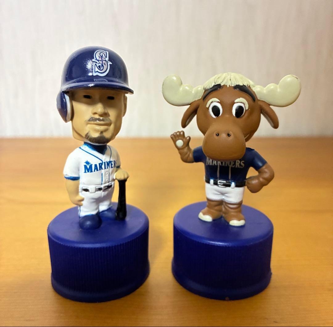 Ichiro Bobblehead Doll Bottle Cap Pepsi Ichiro Figure
