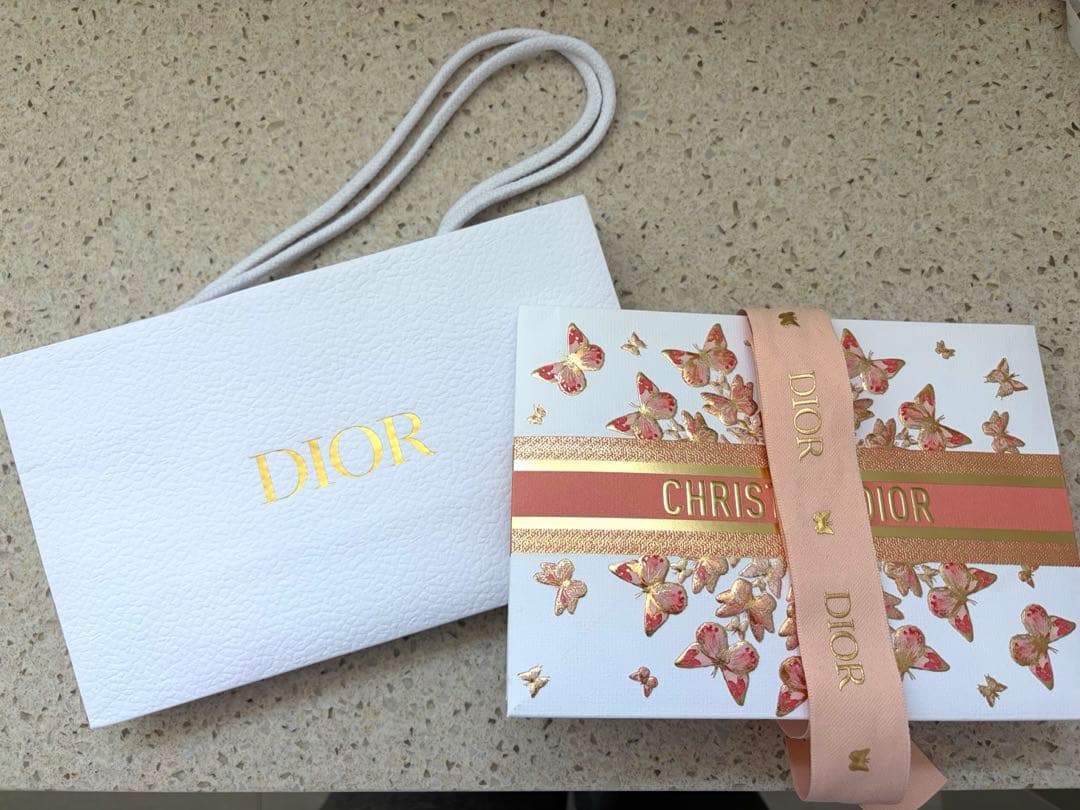 DIOR Gift Bag Butterfly Motif