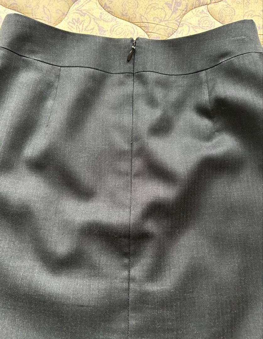 Miss JUNKO Recruit Skirt Suit Charcoal Gray Size 7