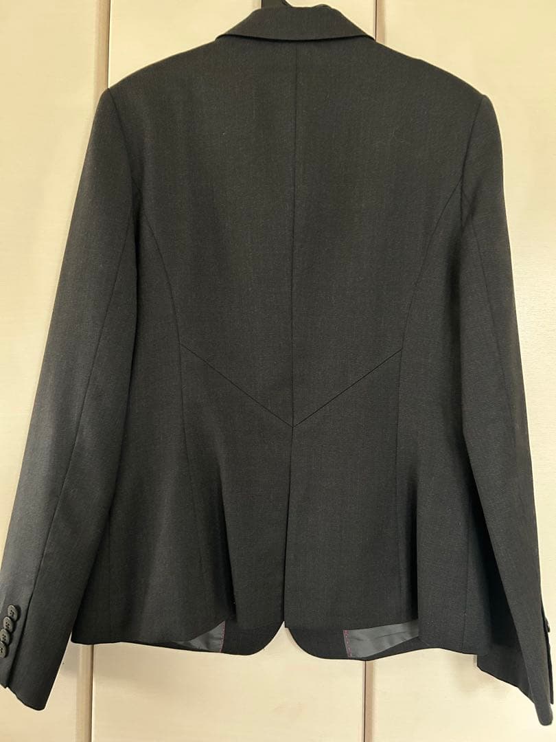 Miss JUNKO Recruit Skirt Suit Charcoal Gray Size 7