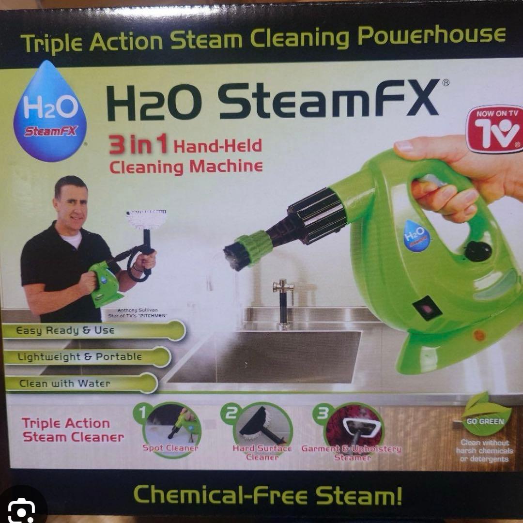 H2O SteamFX Steam Cleaner - Brand New, Unused, With Manual