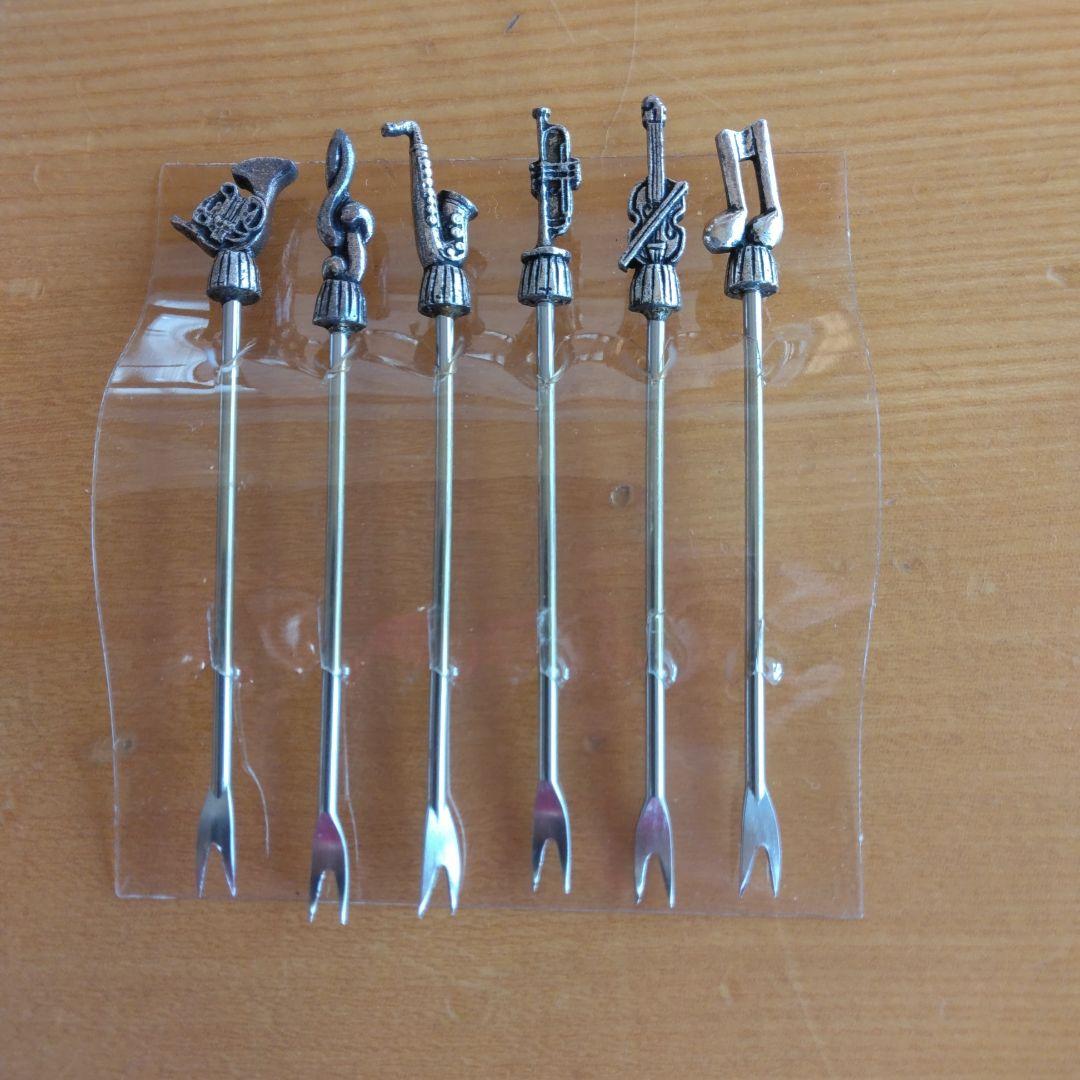 Fruit Picks - Musical Instrument Set of 6