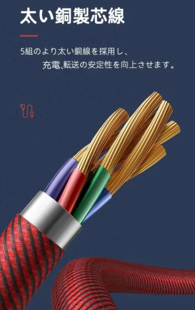 L-Shaped USB-C Cable, 90 Degree Bend, 100W Fast Charging, High Durability