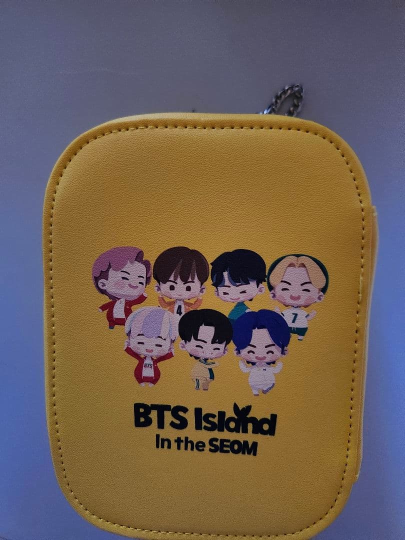 BTS Island Zipper Pouch Yellow