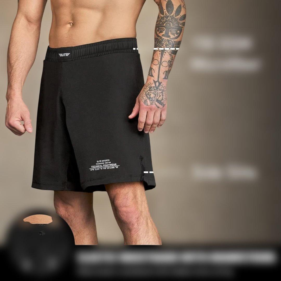 Elite Sports Black Jack Series Fight Shorts Boxing Shorts