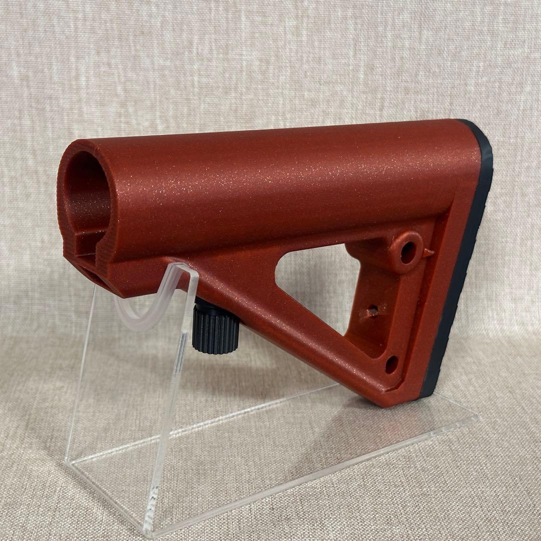 3D Printed Original Stock, Glitter Red