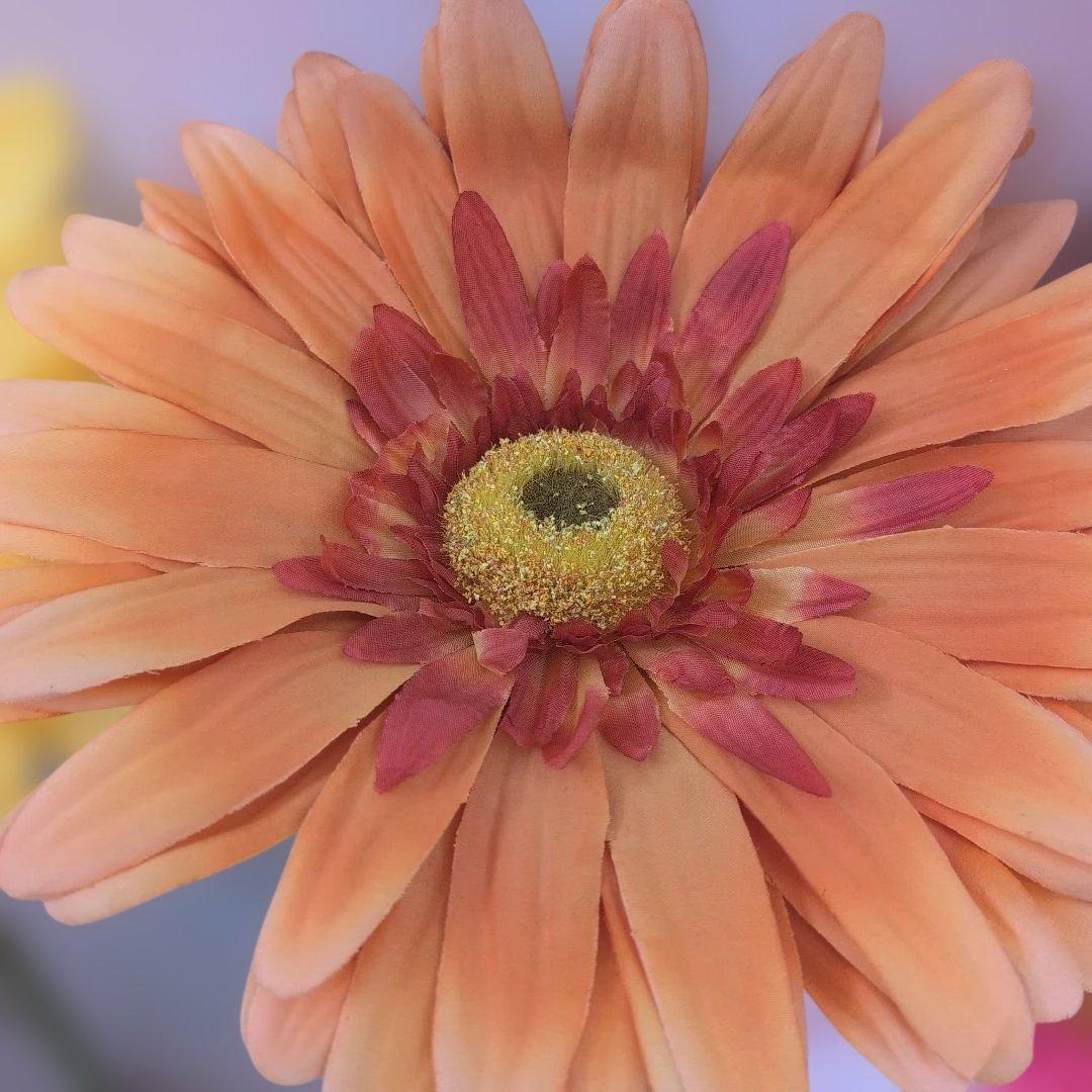 Giant Flower Gerbera Style Set of 4 - Total Length 108cm