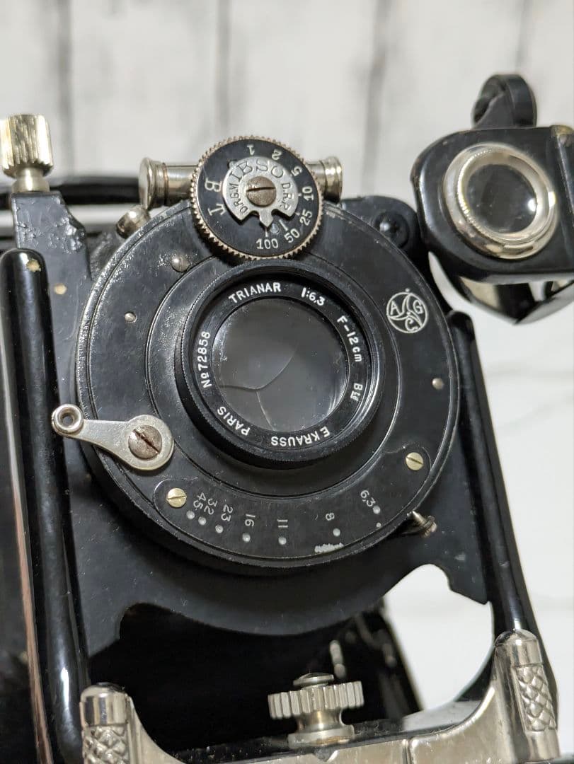 Medium format camera, antique bellows camera, rare