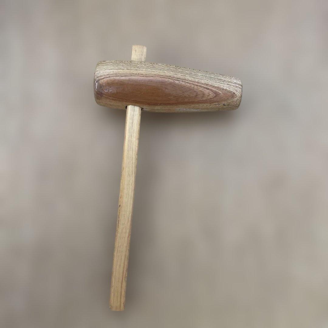 Showa Retro Wooden Mortar and Pestle, Mini Size, Mochi Making, Object, Interior Decoration, Old Japanese House