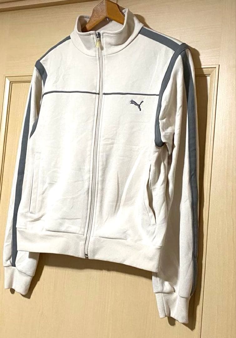 PUMA Ivory Zip-Up Jersey US:L